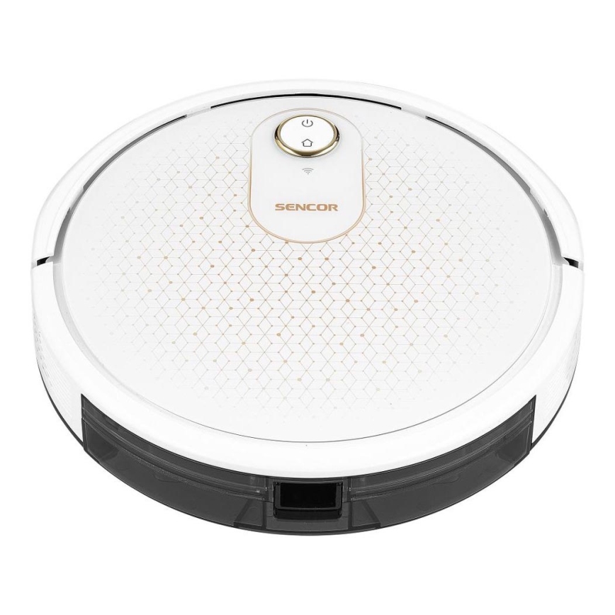 Sencor - Smart robotic vacuum cleaner with a mop 2in1 28W/2600 mAh Wi-Fi white + remote control
