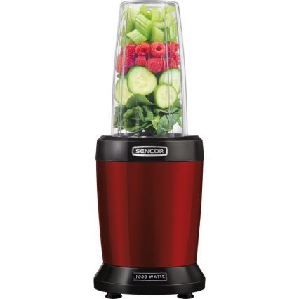 Sencor - Smoothie nutri blender 1000W/230V red