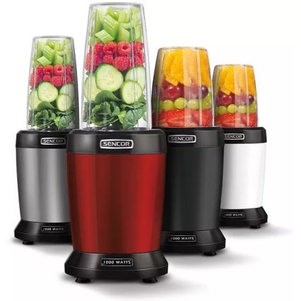 Sencor - Smoothie nutri blender 1000W/230V red