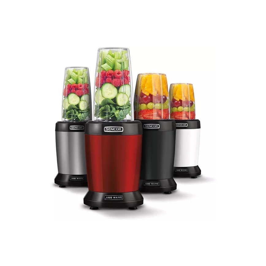 Sencor - Smoothie nutri blender 1000W/230V red