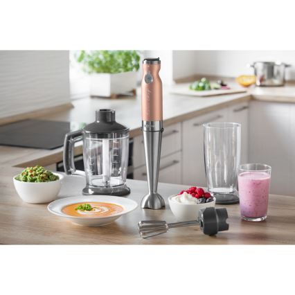 Sencor - Stick blender 4in1 1200W/230V stainless steel/copper
