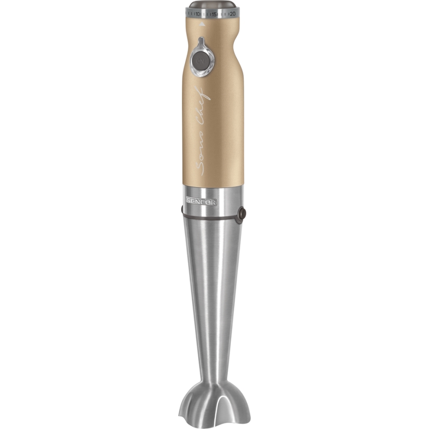 Sencor - Stick blender 4in1 1200W/230V stainless steel/gold