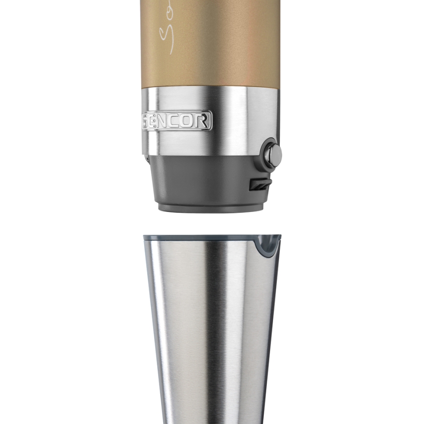 Sencor - Stick blender 4in1 1200W/230V stainless steel/gold