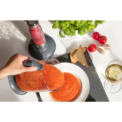 Sencor - Stick blender 4in1 1200W/230V stainless steel/pink