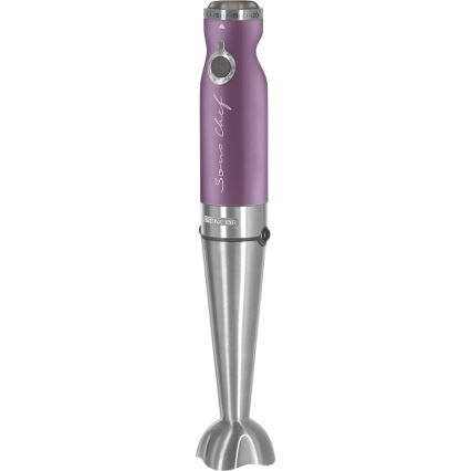 Sencor - Stick blender 4in1 1200W/230V stainless steel/purple