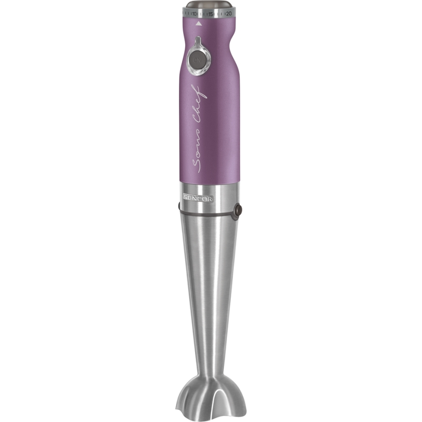 Sencor - Stick blender 4in1 1200W/230V stainless steel/purple