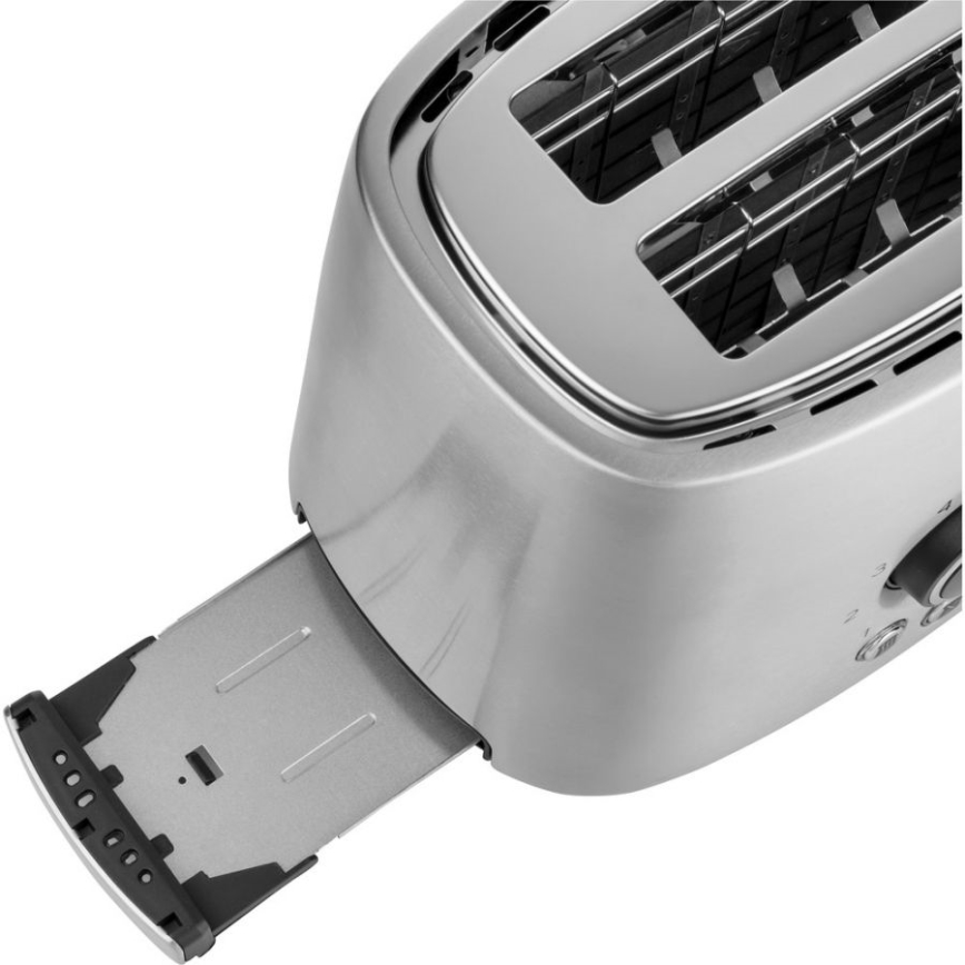 Sencor - Toaster with two holes and warming up 1000W/230V silver