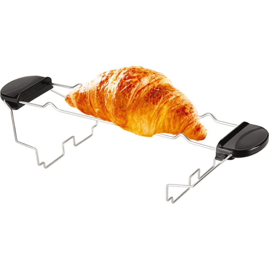 Sencor - Toaster with two holes and warming up 1000W/230V silver