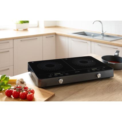 Sencor - Two-zone induction cooker with LCD display 3400W/230V
