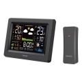 Sencor - Weather Station with Color LCD Display 3xAA + 2xAA Black