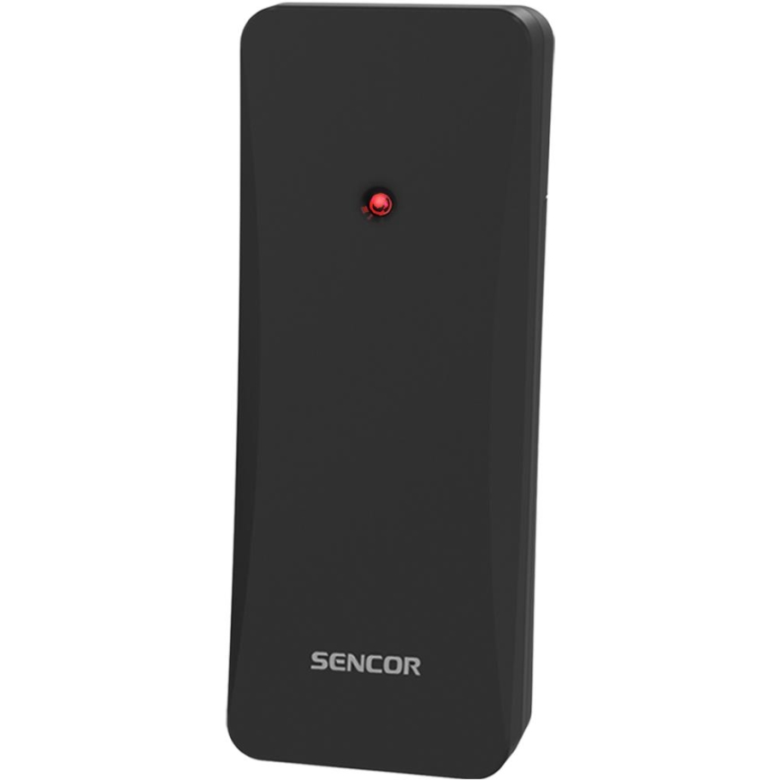 Sencor - Weather Station with Color LCD Display, 3xAAA + 2xAA, Black