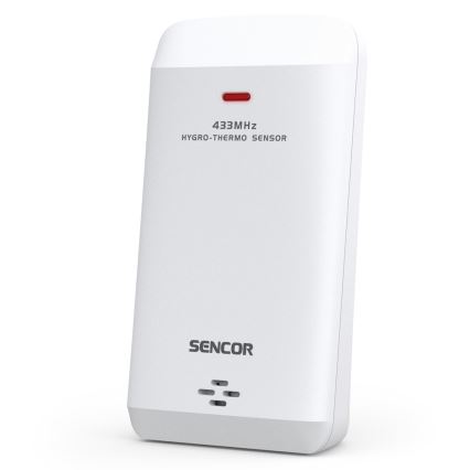 Sencor - Weather station with color LCD display 5V/1xCR2032 + 2xAA