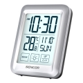 Sencor - Weather station with LCD display with alarm clock 2xAAA