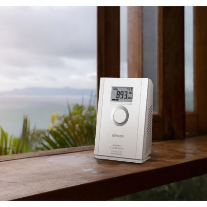 Sencor - Wireless carbon dioxide sensor 5V/3xAA 2000 mAh