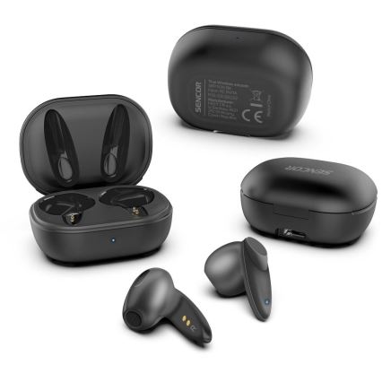 Sencor - Wireless earphones IPX4 black