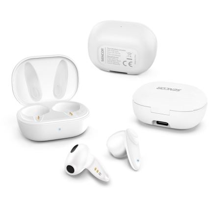 Sencor - Wireless earphones IPX4 white