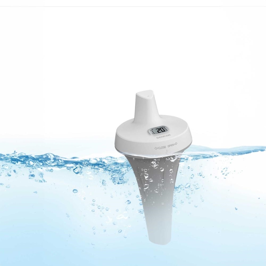 Sencor - Wireless pool float sensor 2xAA IPX7