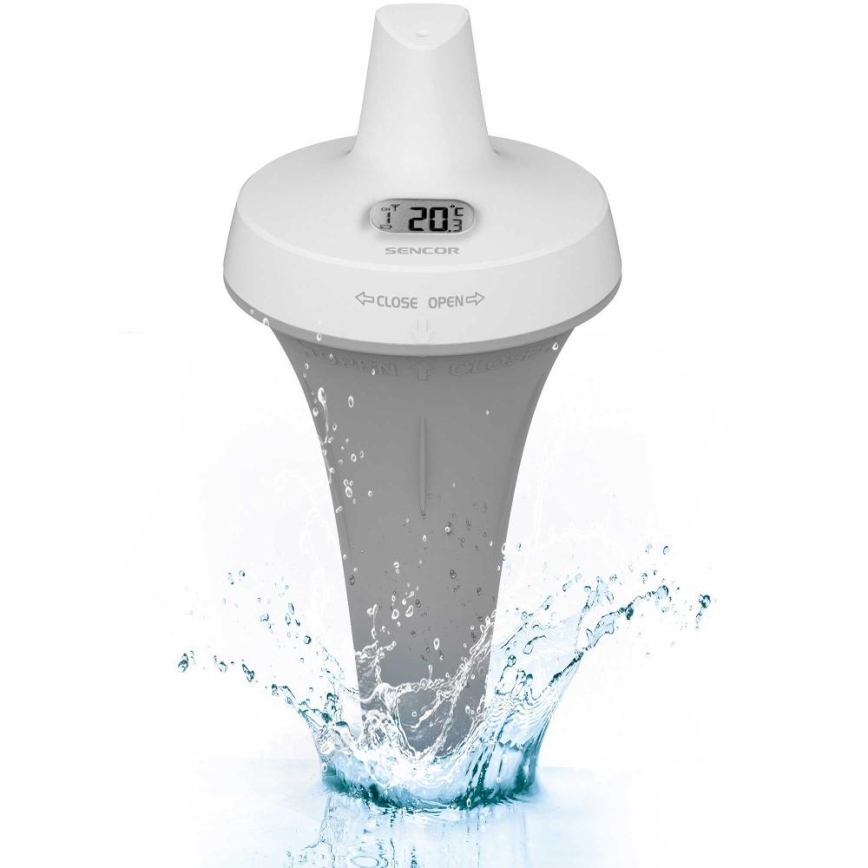 Sencor - Wireless pool float sensor 2xAA IPX7