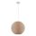 SENSAI cable-suspended pendant lamp, 1xE27/20W/230V, Ø 40 cm, beige