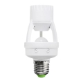 Sensor PIR for E27 light bulb white