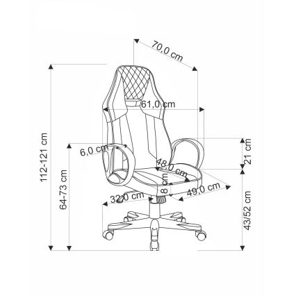 SENTI Red Office Chair