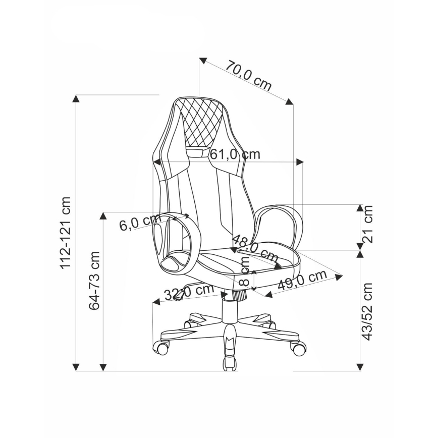SENTI Red Office Chair
