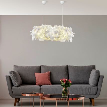 SERENE Cable-suspended Pendant Light 2xE27/40W/230V White