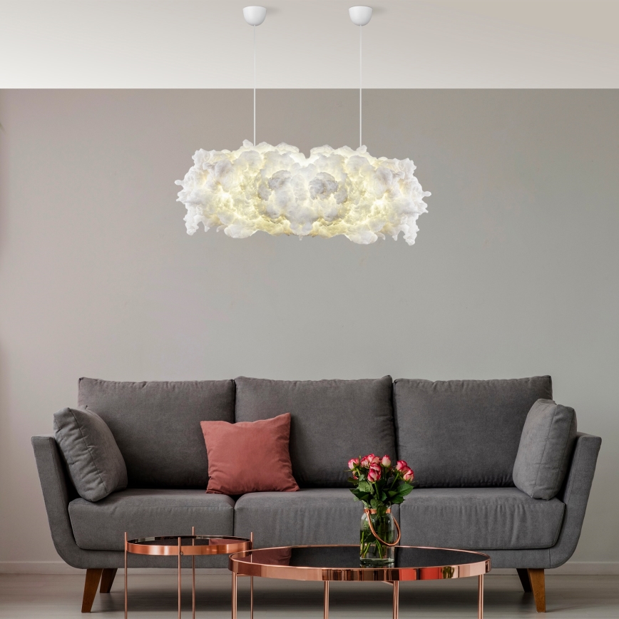 SERENE Cable-suspended Pendant Light 2xE27/40W/230V White