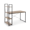 SERENOR Writing Desk, Black/Sonoma Oak