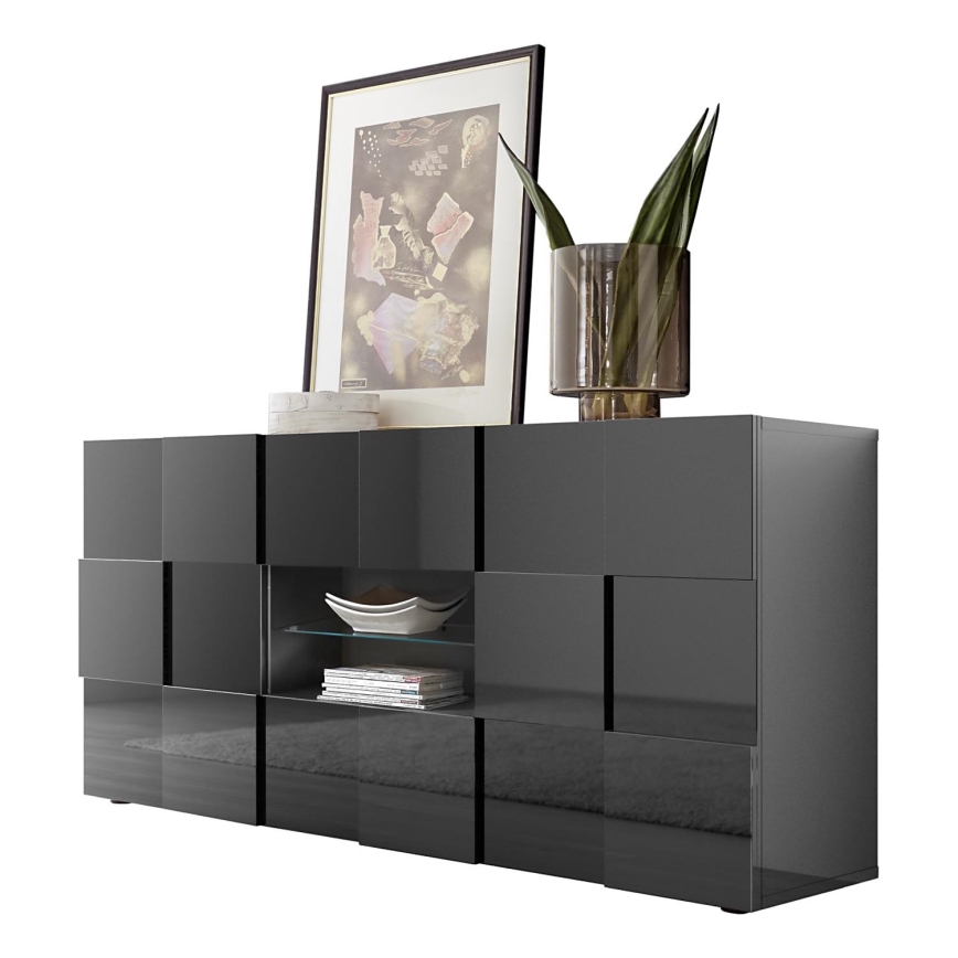 SERIAN Chest of Drawers in Anthracite