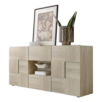 SERIAN Sonoma Oak Chest of Drawers