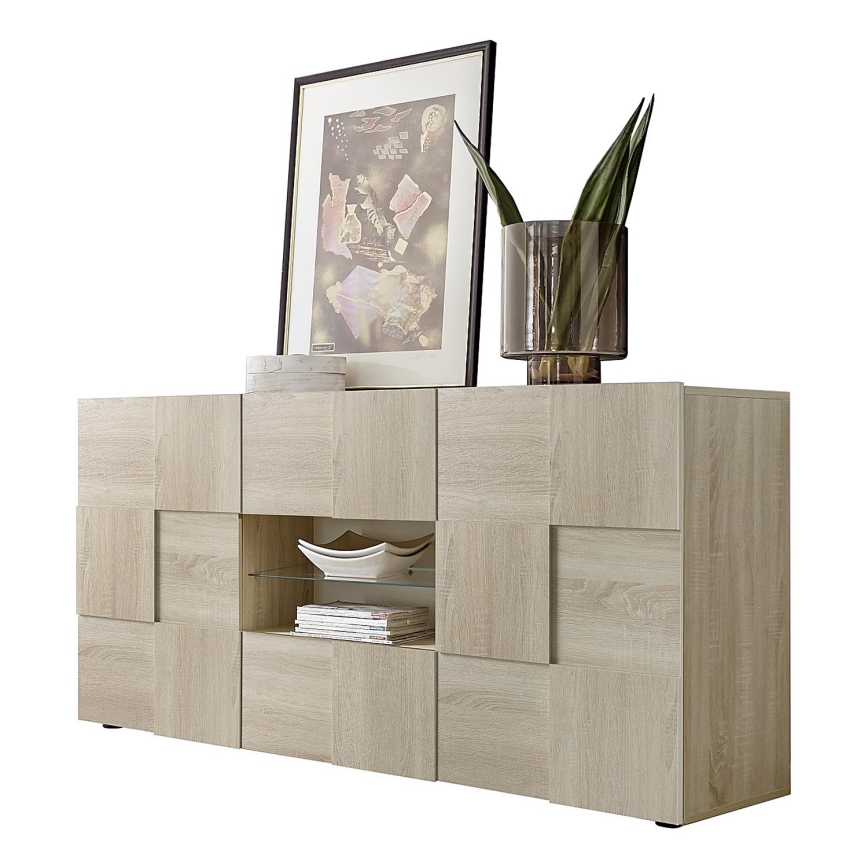 SERIAN Sonoma Oak Chest of Drawers