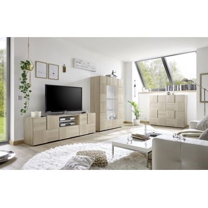 SERIAN Sonoma Oak TV Stand