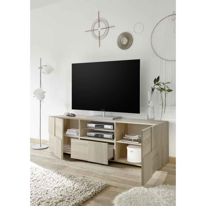 SERIAN Sonoma Oak TV Stand
