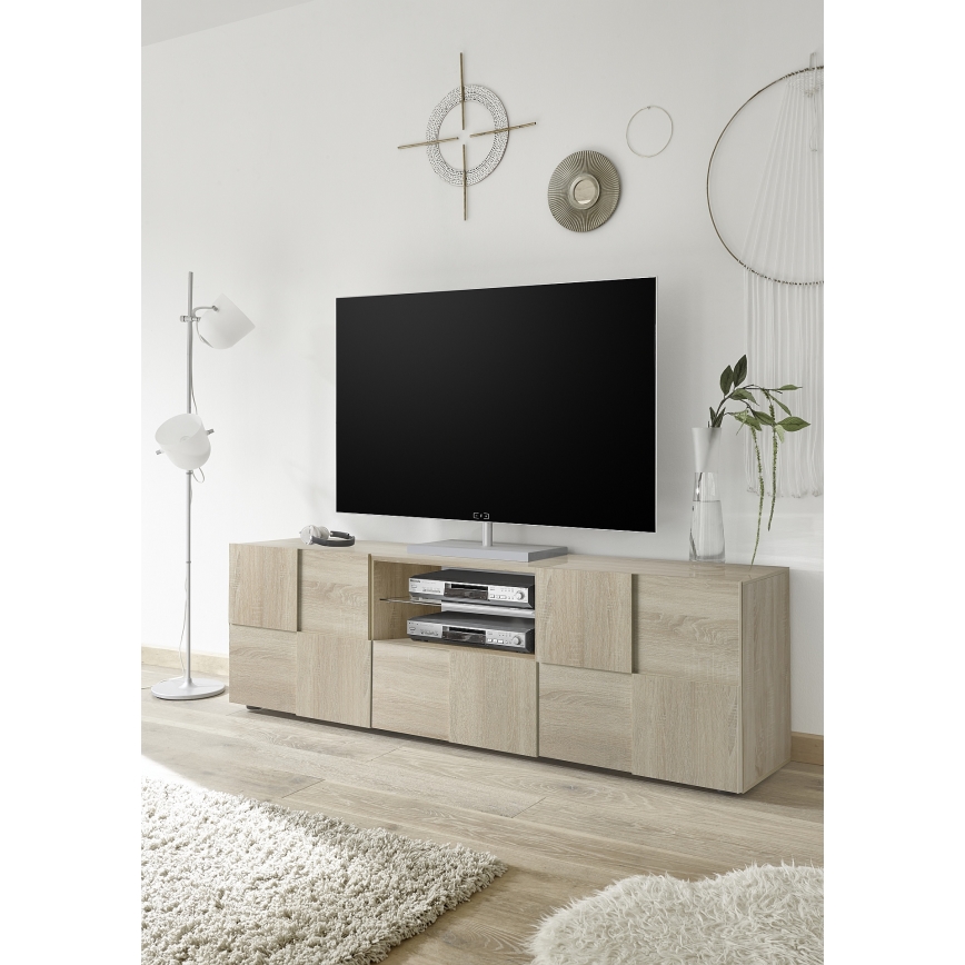 SERIAN Sonoma Oak TV Stand