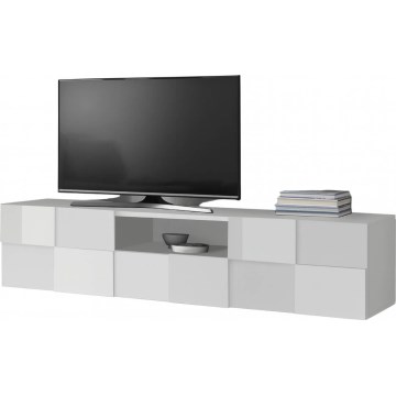 SERIAN TV Stand 184 x 42 x 42 cm, White