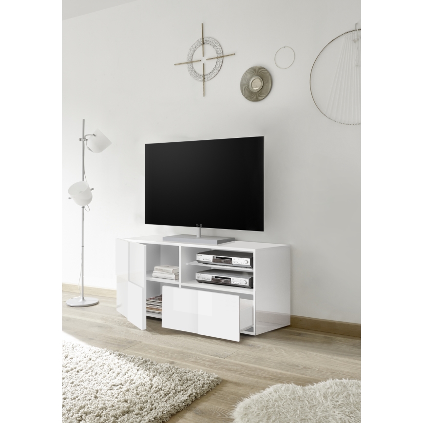 SERIAN TV Stand, White