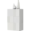 SERIAN White Chest of Drawers