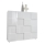 SERIAN White Chest of Drawers