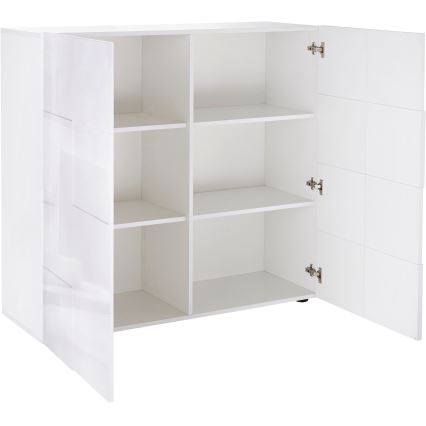 SERIAN White Chest of Drawers