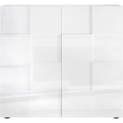 SERIAN White Chest of Drawers