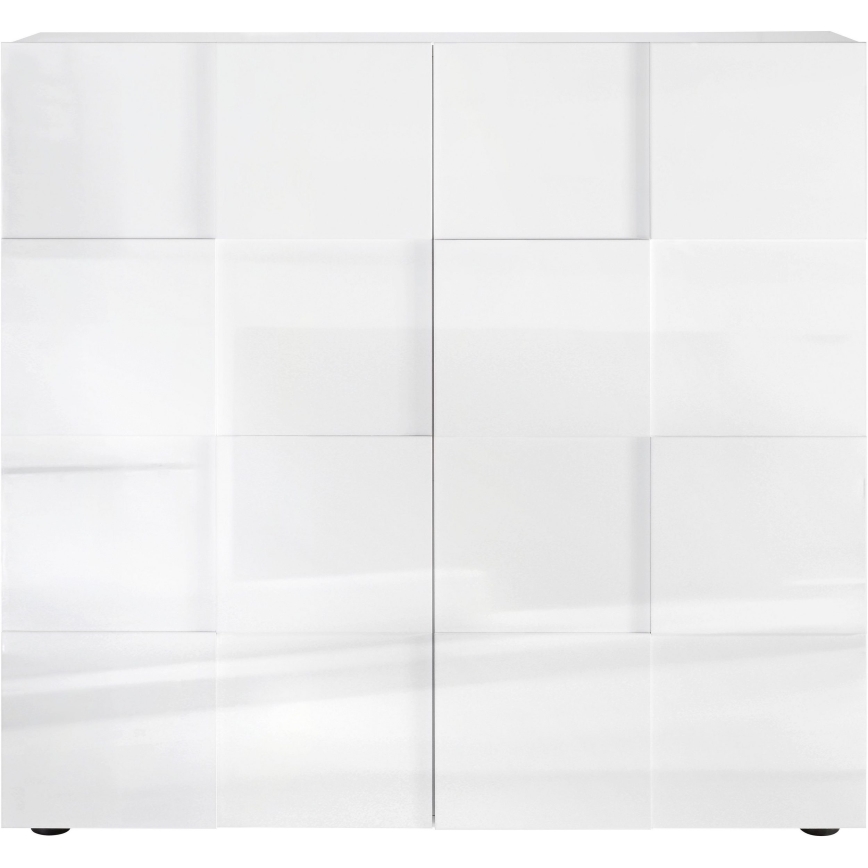 SERIAN White Chest of Drawers