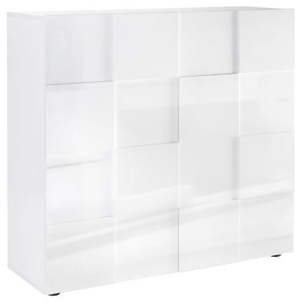 SERIAN White Chest of Drawers