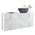 SERIAN White Chest of Drawers