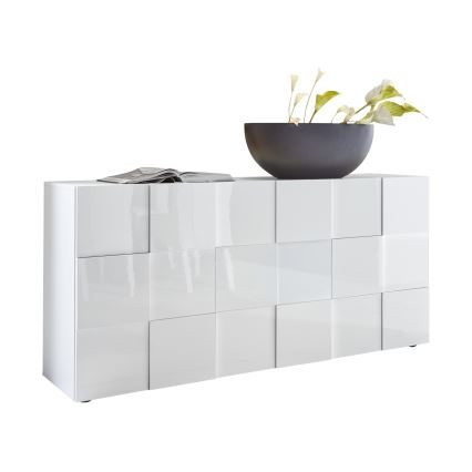 SERIAN White Chest of Drawers