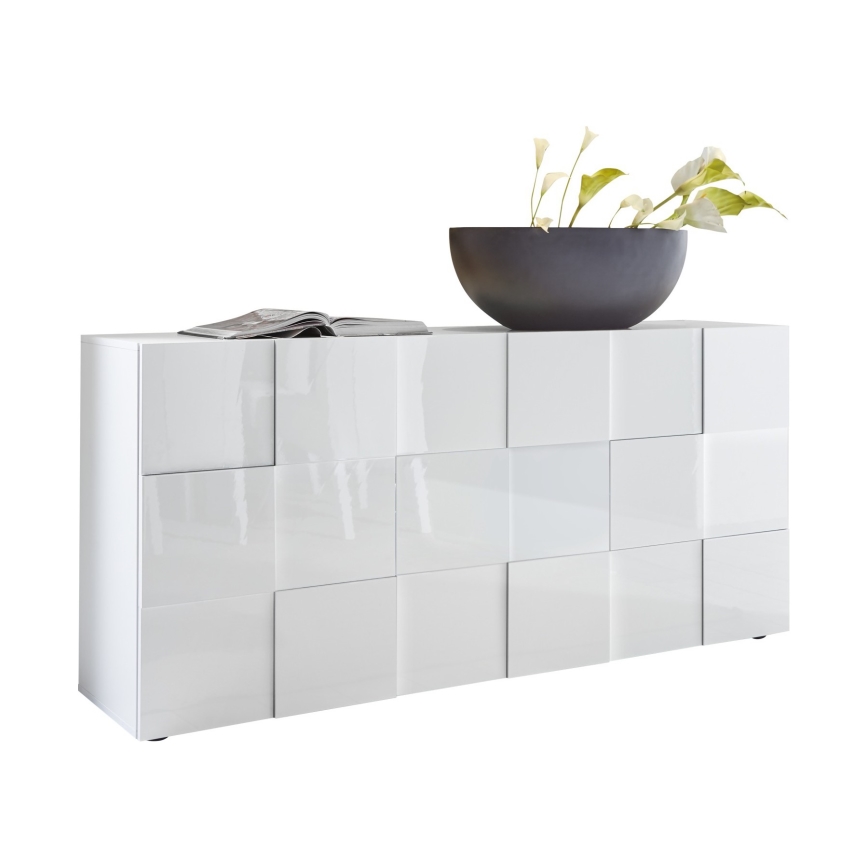 SERIAN White Chest of Drawers