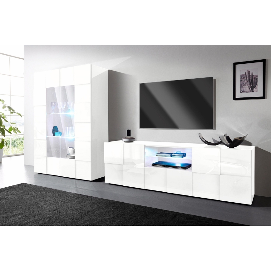 SERIAN White TV Stand