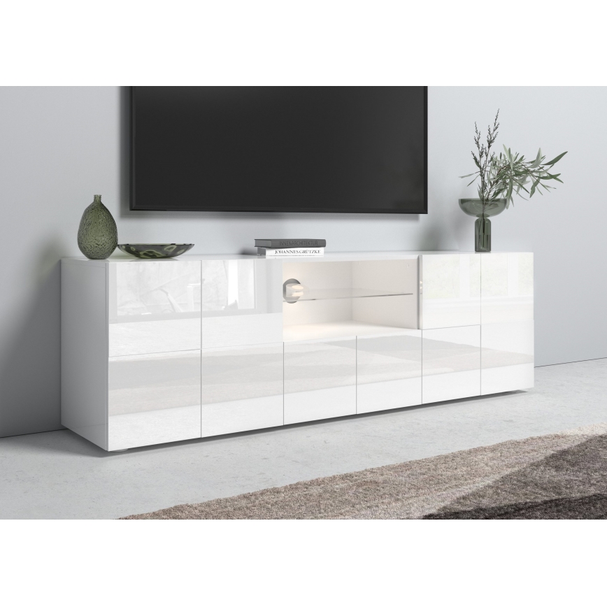 SERIAN White TV Stand