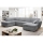 SERPA Left-Facing U-Shaped Corner Sofa Bed with Storage, Grey