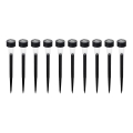 SET 10x LED Solar lamp LED/0,06W/1,2V 6000K IP44 40 mAh